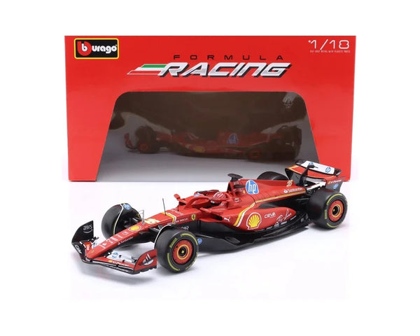 Carro F1 Escala Charles Leclerc Scuderia Ferrari SF24 1:18 Monoplaza