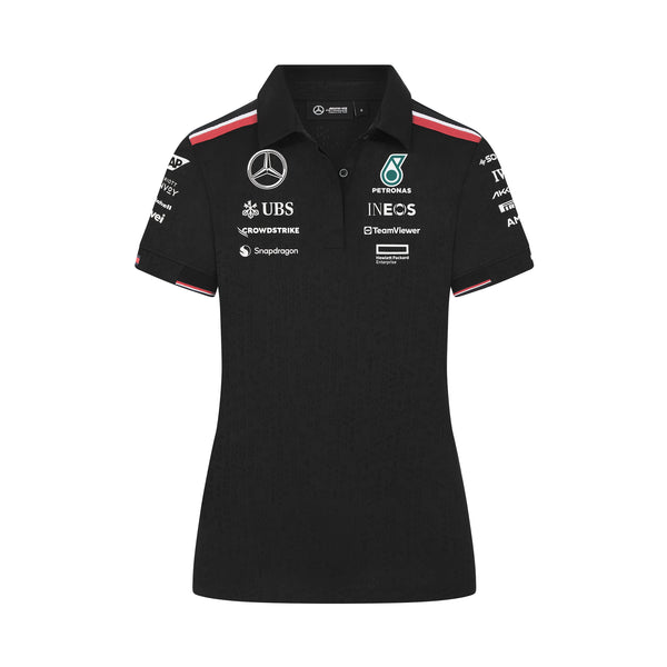 Mercedes AMG Petronas Mujer Camiseta Polo Oficial 2024