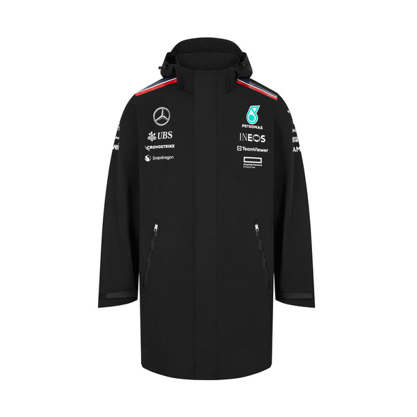 Mercedes AMG Petronas Chamarra Impermeable Oficial 2024