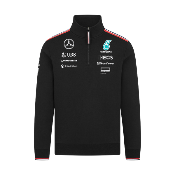 Mercedes AMG Petronas Sudadera Medio Zipper Oficial 2024