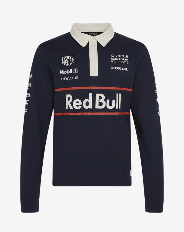 Camiseta Polo Manga Larga GP Belgica 2025 Red Bull Racing
