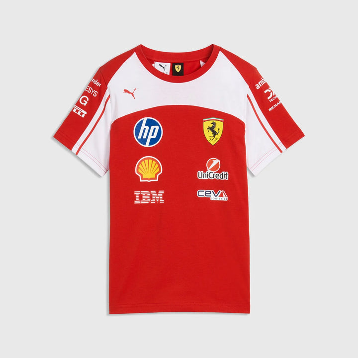 Playera Infantil Ferrari Oficial 2026 – DRIVER 1
