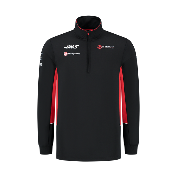 Haas Sudadera Medio Zipper Oficial 2024