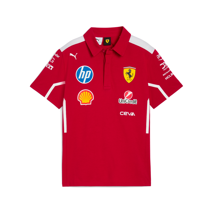 Camiseta Polo Mujer Ferrari Oficial 2025