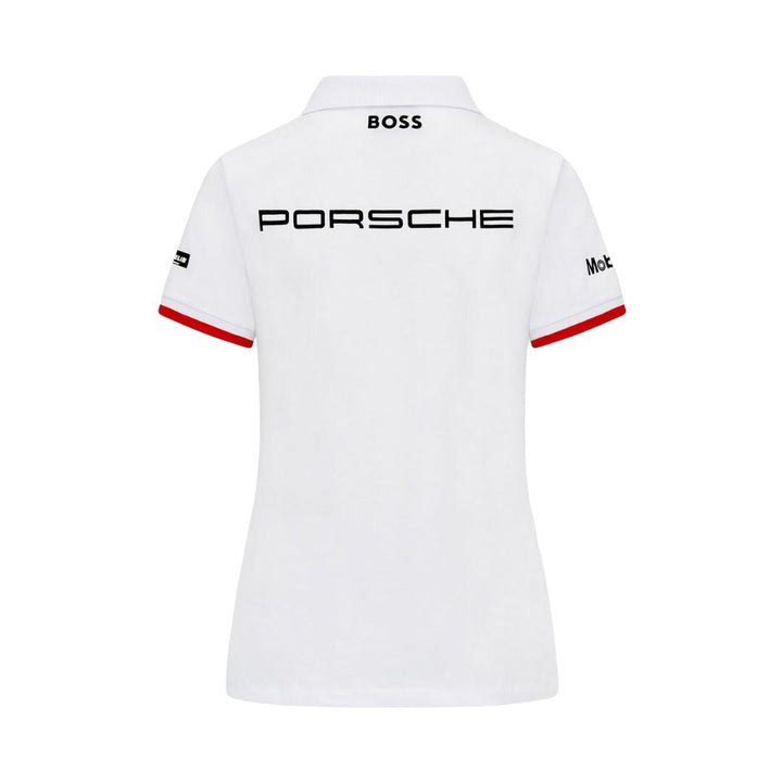 Camiseta Polo Mujer Porsche Detrás