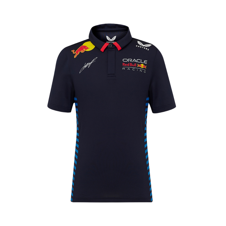 Camiseta Polo Infantil Red Bull Racing Checo Pérez Oficial 2024
