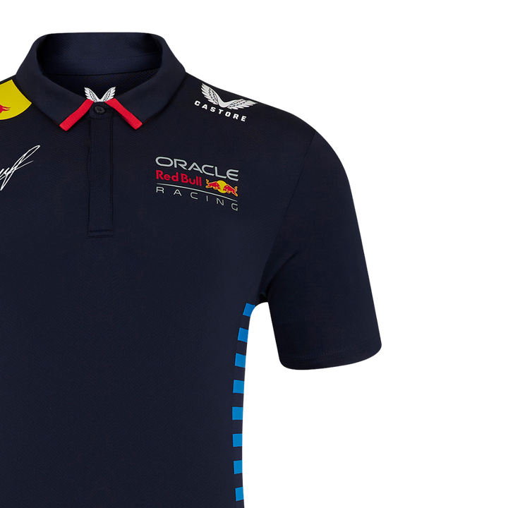 Camiseta Polo Infantil Red Bull Racing Checo Pérez Oficial 2024 2