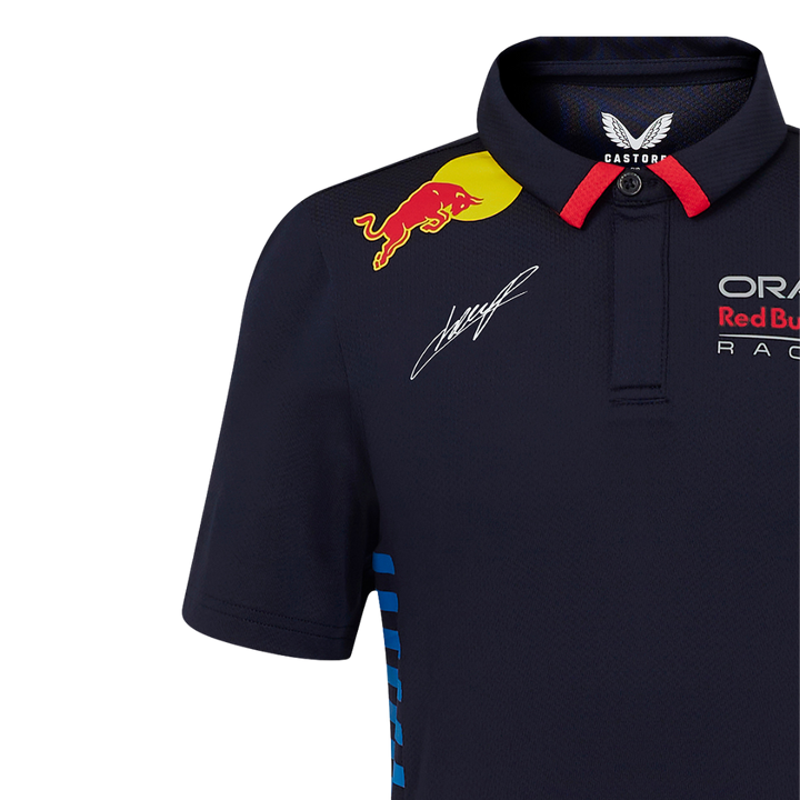 Camiseta Polo Infantil Red Bull Racing Checo Pérez Oficial 2024 3