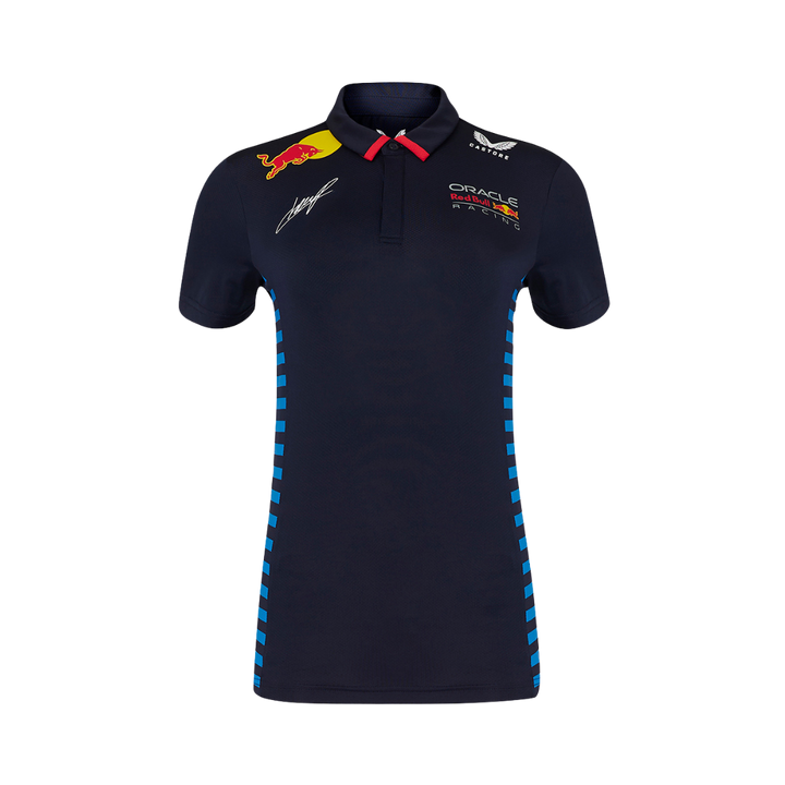 Camiseta Polo Mujer Red Bull Racing Checo Pérez Oficial 2024