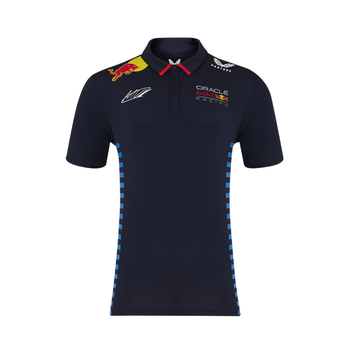 Camiseta Polo Red Bull Racing Max Verstappen Oficial 2024