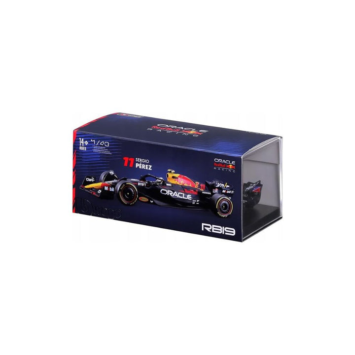 Carro F1 Escala Checo Pérez Red Bull Racing RB19 1:43 Monoplaza Caja