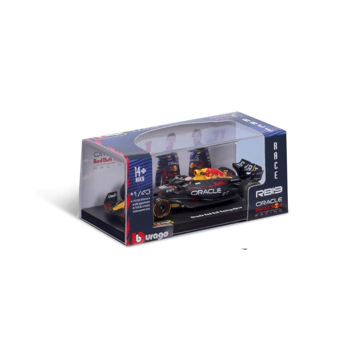 Carro F1 Escala Max Verstappen Red Bull Racing RB19 1:43 Monoplaza Caja