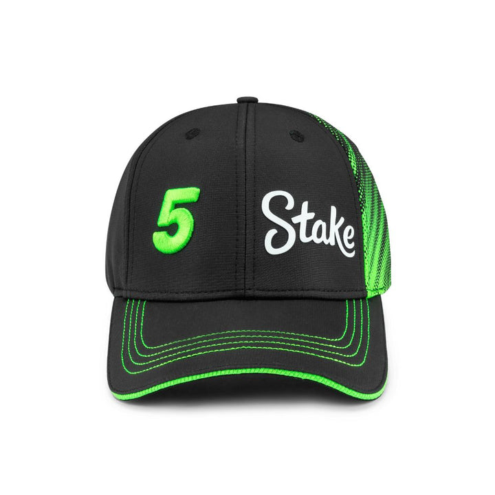 Gorra Gabriel Bortoleto Stake F1 Team Oficial 2025 Frente