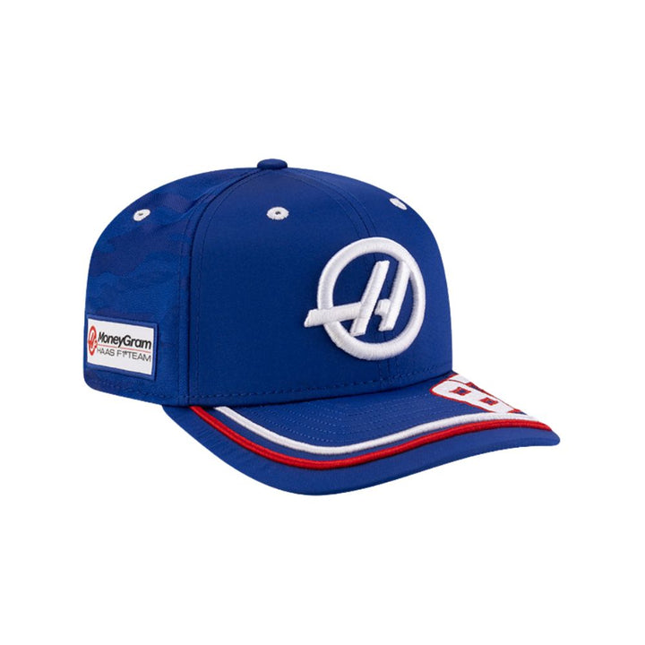 Gorra Haas Ollie Bearman GP Silverstone 9SEVENTY Oficial 2025 Lado