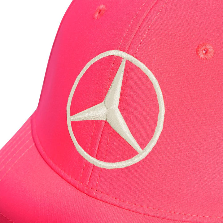 Gorra Mercedes AMG Petronas GP Miami Oficial 2025 Detalle Logo