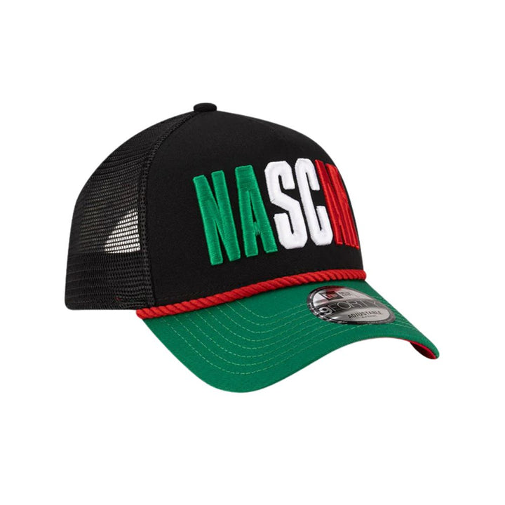 Gorra NASCAR México 9FORTY Trucker Snapback Lado