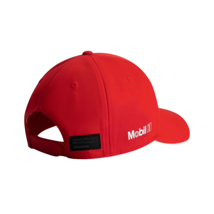 Gorra Roja Porsche Motorsport Oficial Detrás