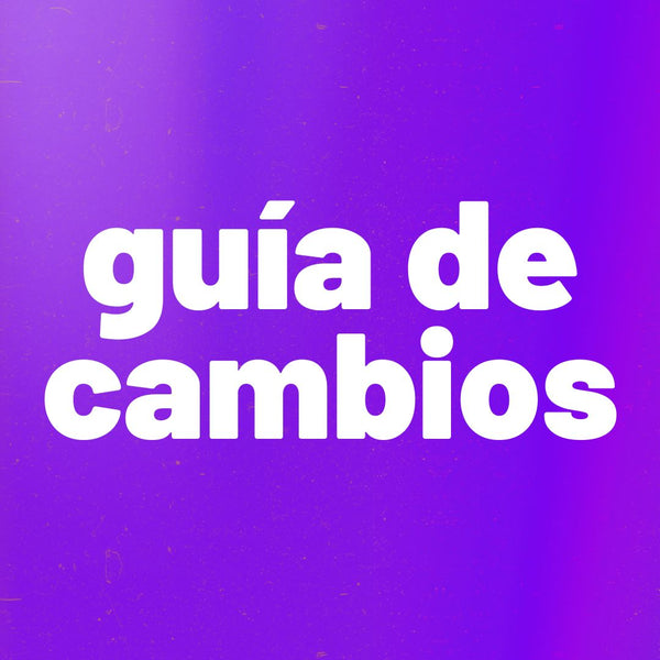 Guia para Cambios