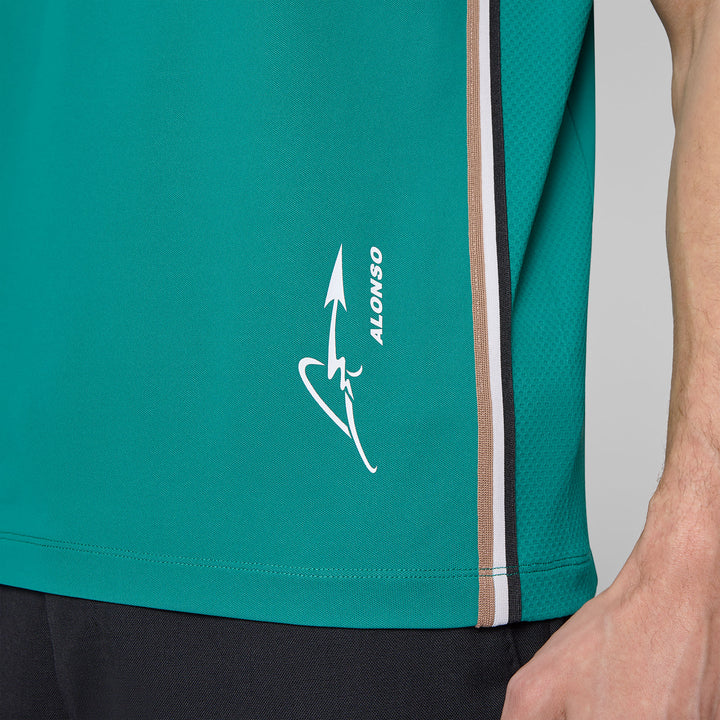 Playera Aston Martin Fernando Alonso Oficial 2025 Detalle