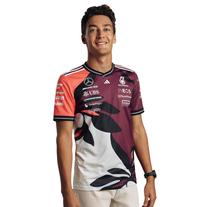 Playera Authentic Mercedes AMG Petronas GP Miami Oficial 2025 Frente