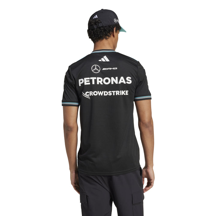 Playera Authentic Mercedes AMG Petronas Oficial 2025 Espalda