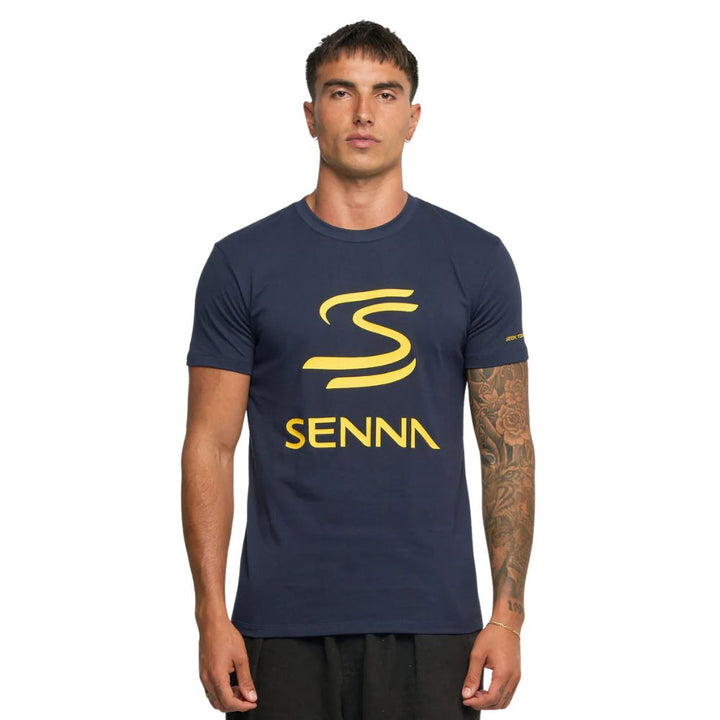 Playera Logo Ayrton Senna Modelo