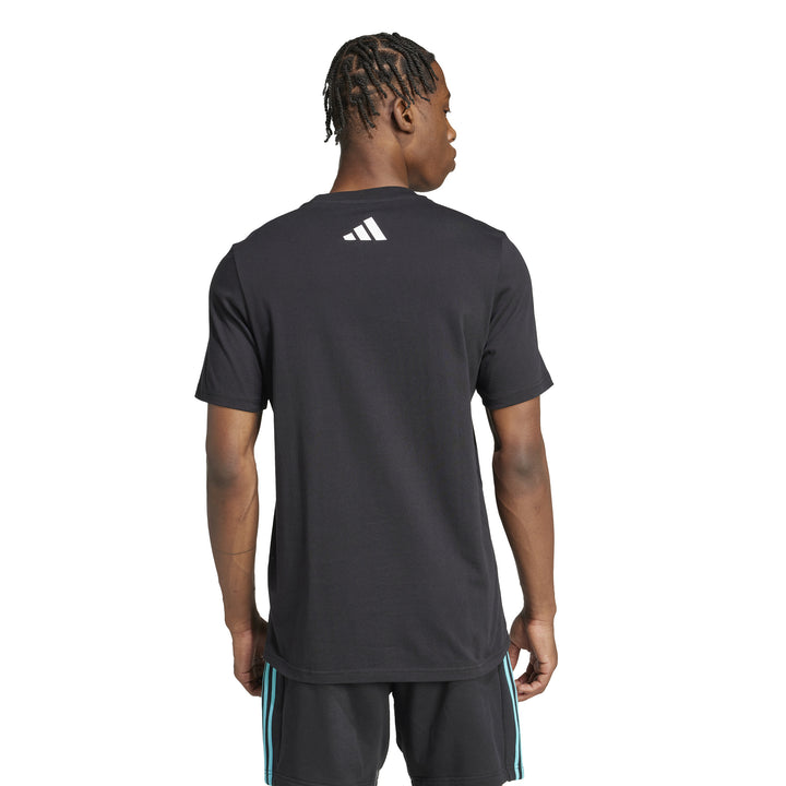 Playera Negra DNA Logo Mercedes AMG Petronas Espalda