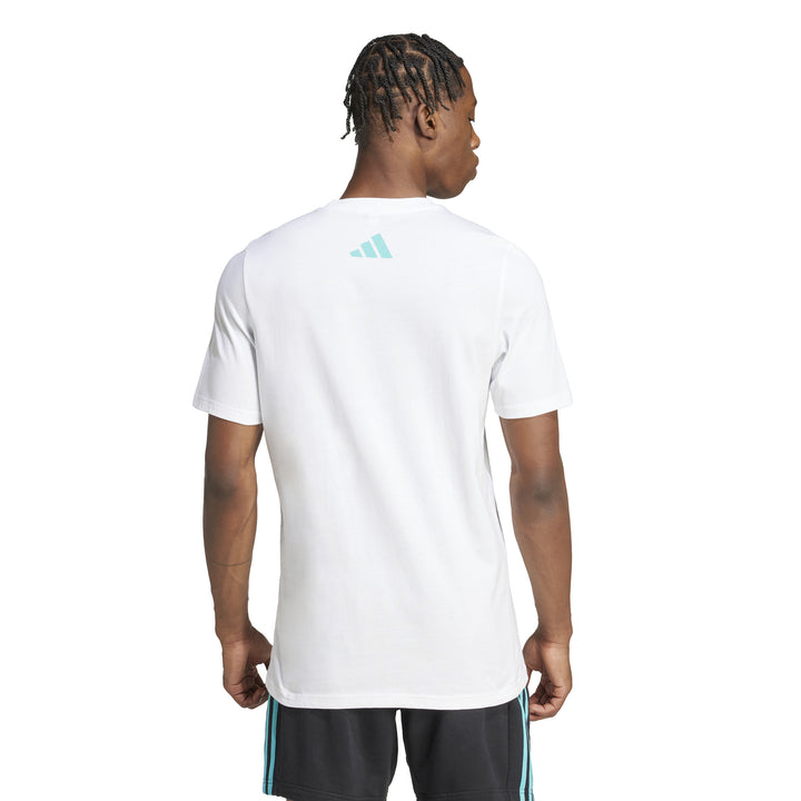 Playera Blanca DNA Logo Mercedes AMG Petronas Espalda