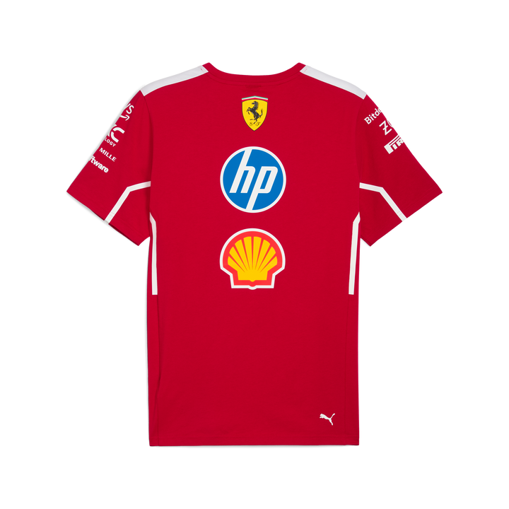 Playera Infantil Ferrari Oficial 2025 Espalda