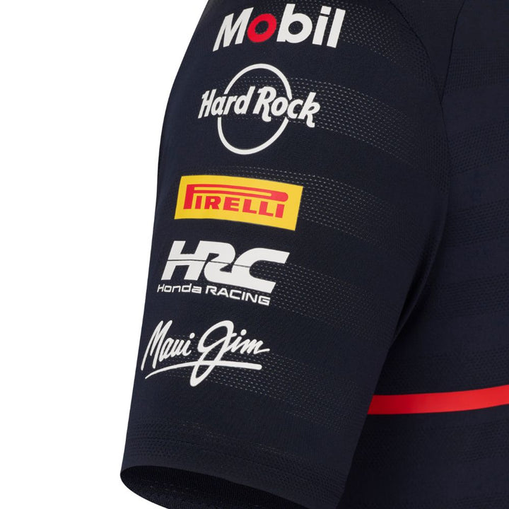 Playera Red Bull Racing Oficial 2025 Detalle Lado
