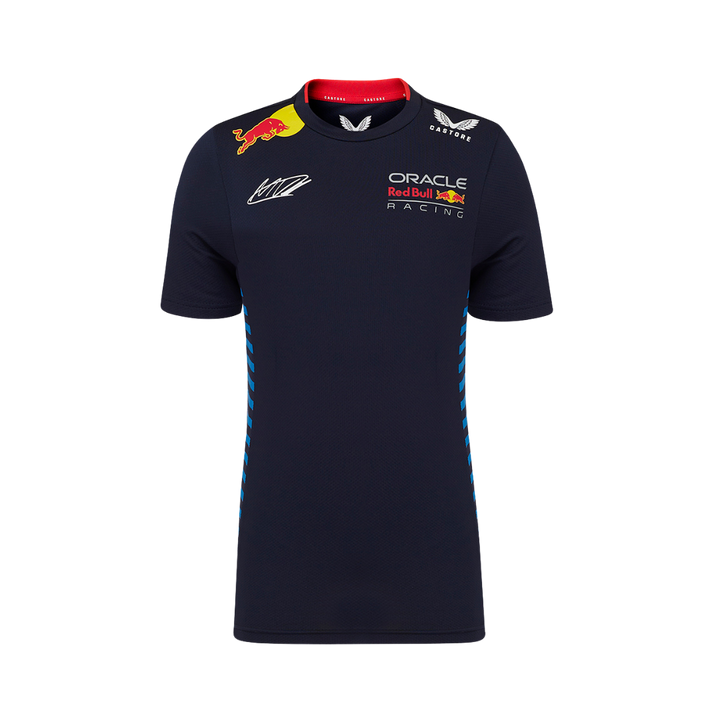 Playera Infantil Red Bull Racing Max Verstappen Oficial 2024