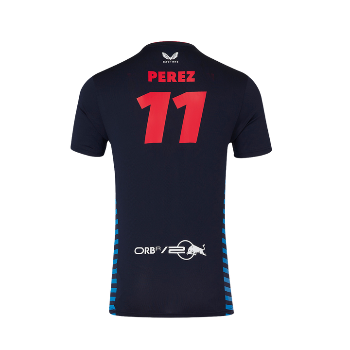 Playera Mujer Red Bull Racing Checo Pérez Oficial 2024 Atras