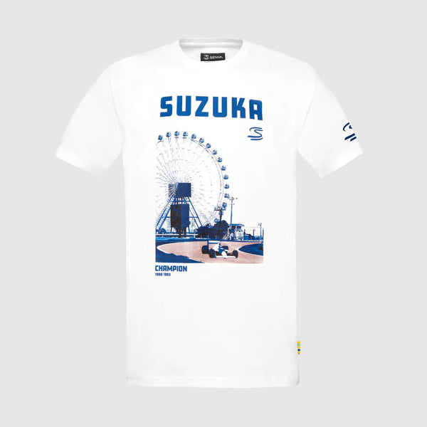 Playera Gráfica Ayrton Senna Suzuka