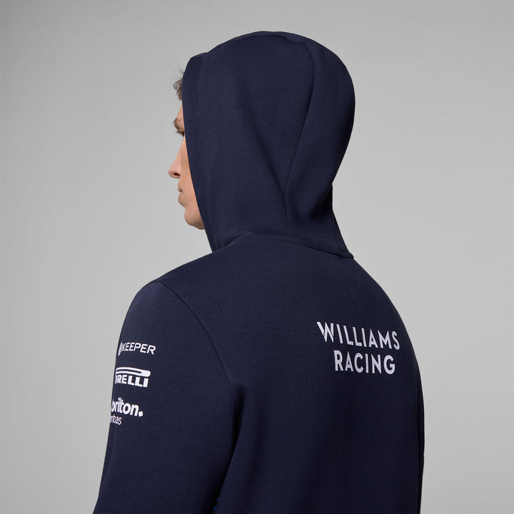 Sudadera Atlassian Williams Racing Oficial 2025 Detalle Espalda