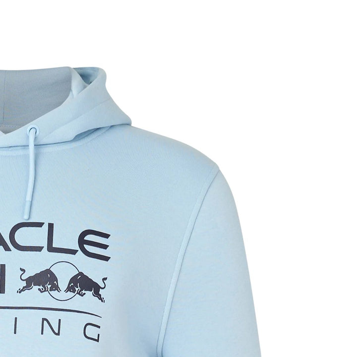 Sudadera Celeste Logo Red Bull Racing Detalle