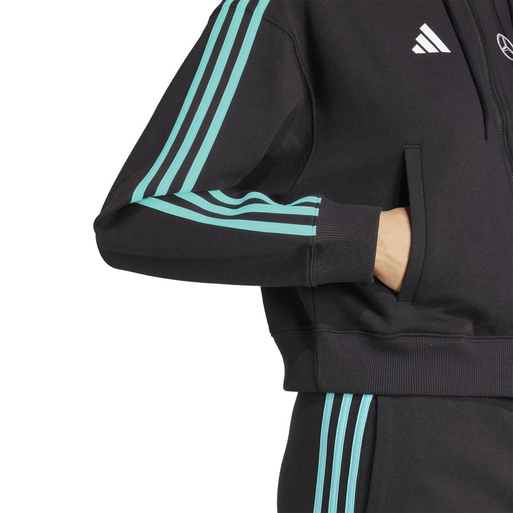 Sudadera Mujer DNA Mercedes AMG Petronas Detalle Manga