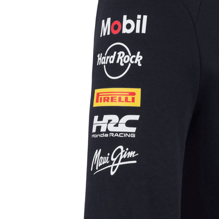 Sudadera Red Bull Racing Oficial 2025 Detalle Manga