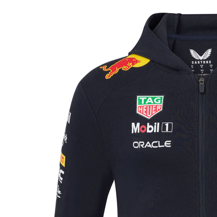 Sudadera Zipper Red Bull Racing Oficial 2025 Derecho