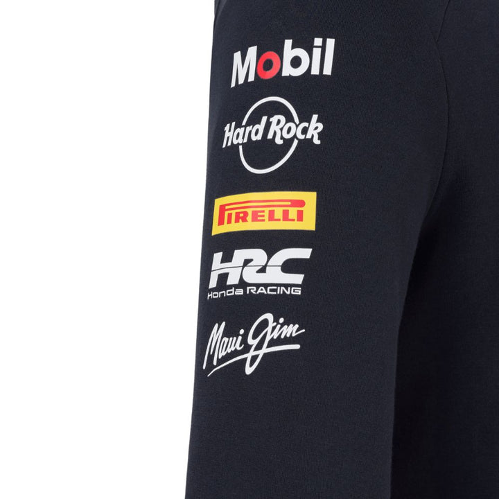 Sudadera Zipper Red Bull Racing Oficial 2025 Detalle Lado