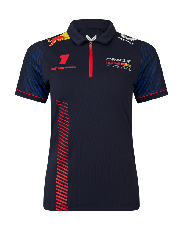 Red Bull Racing Mujer Camiseta Polo Max Verstappen Oficial 2023