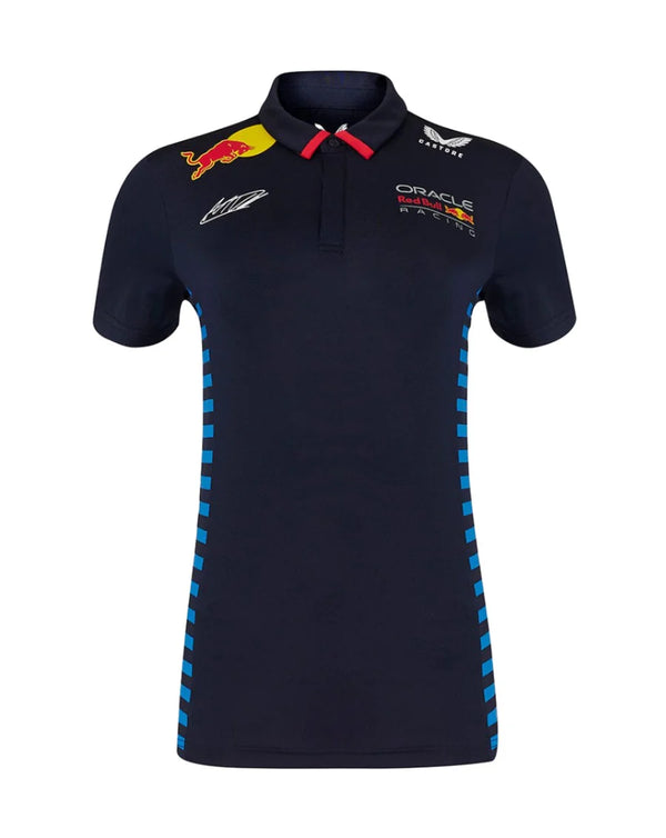 Playera Polo Mujer Red Bull Racing Max Verstappen Oficial 2024