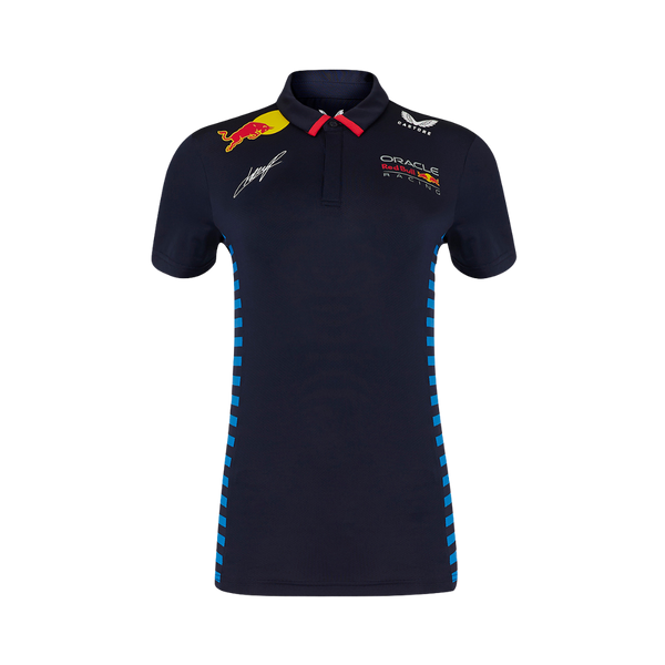 Red Bull Racing Mujer Camiseta Polo Checo Pérez Oficial 2024