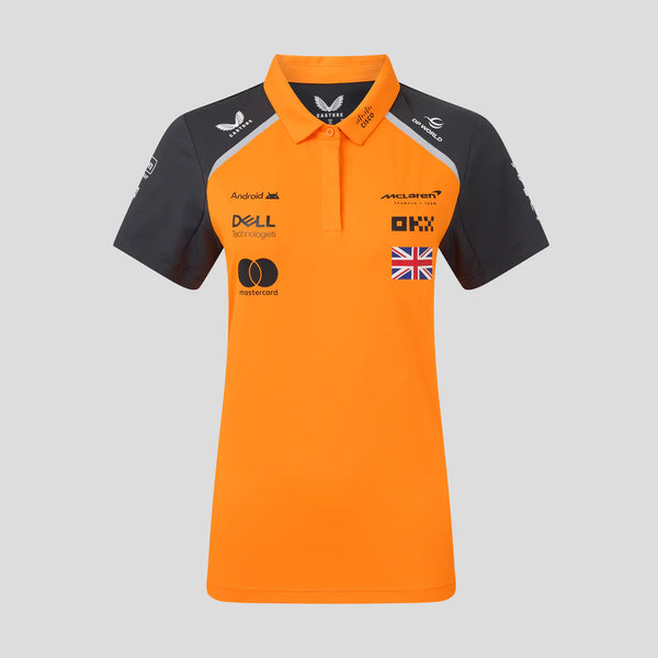 Camiseta Mujer Polo Lando Norris McLaren Oficial 2025