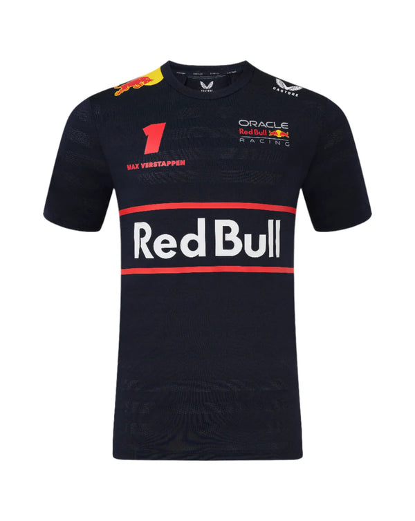 Playera Infantil Red Bull Racing Max Verstappen Oficial 2025