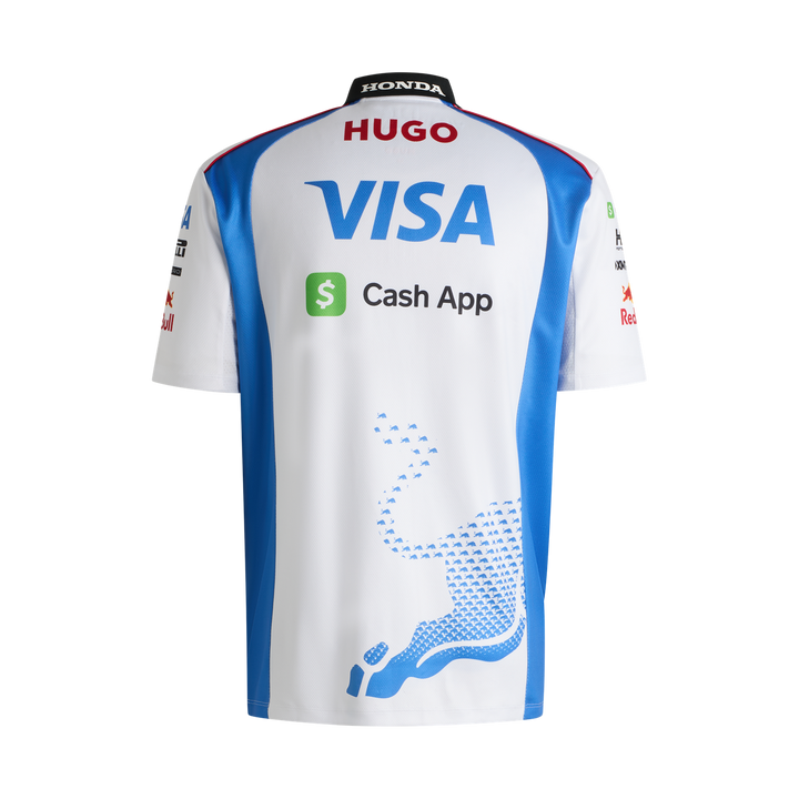 Visa Cash App RB F1 Team Camiseta Polo Oficial 2025 Espalda