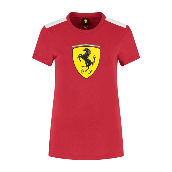 Playera Mujer Escudo Ferrari