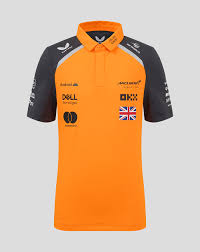 Camiseta Polo Infantil Lando Norris McLaren Oficial 2025