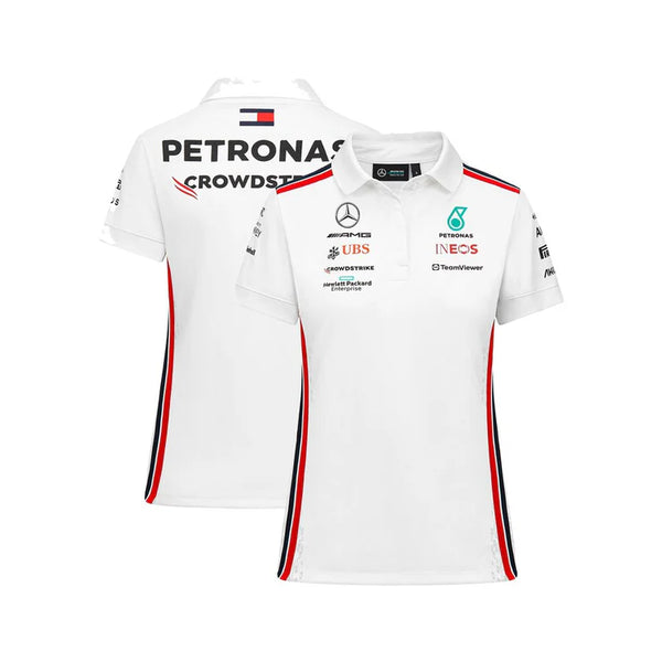 Camiseta Polo Mujer Team Mercedes AMG Petronas Oficial 2025