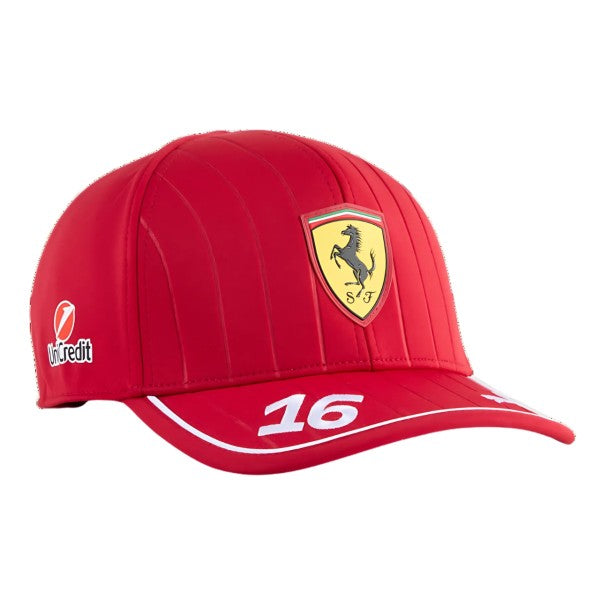 Gorra Infantil Charles Leclerc Ferrari 2025