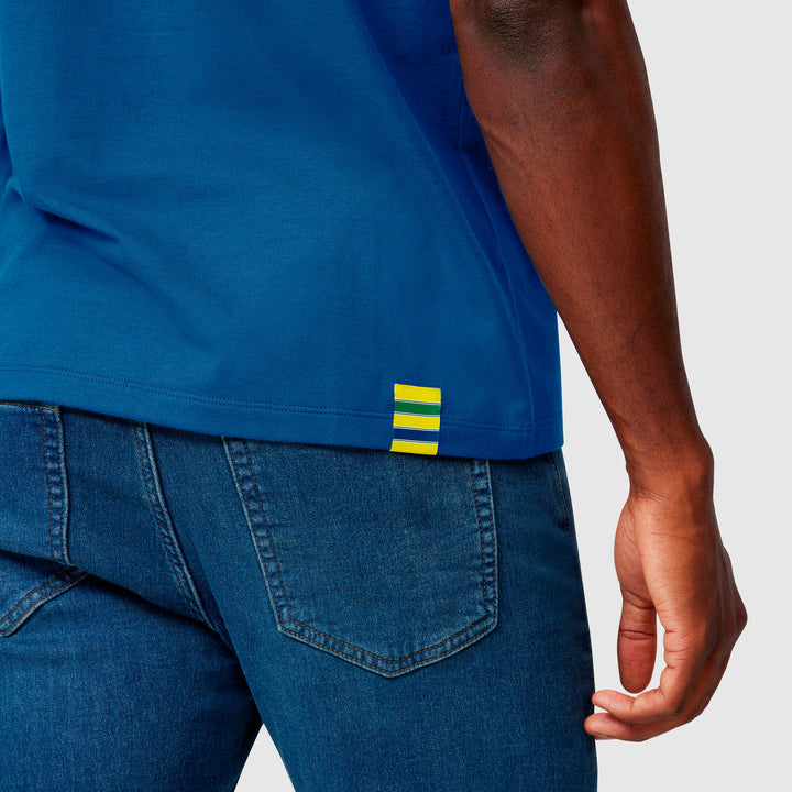 Ayrton Senna Polo Rayas F1 Oficial Detalle